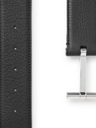 TOM FORD - 4cm Reversible Full-Grain Leather Belt - Black