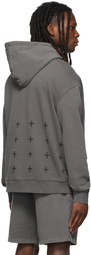 Ksubi Grey 4 X 4 Biggie Hoodie