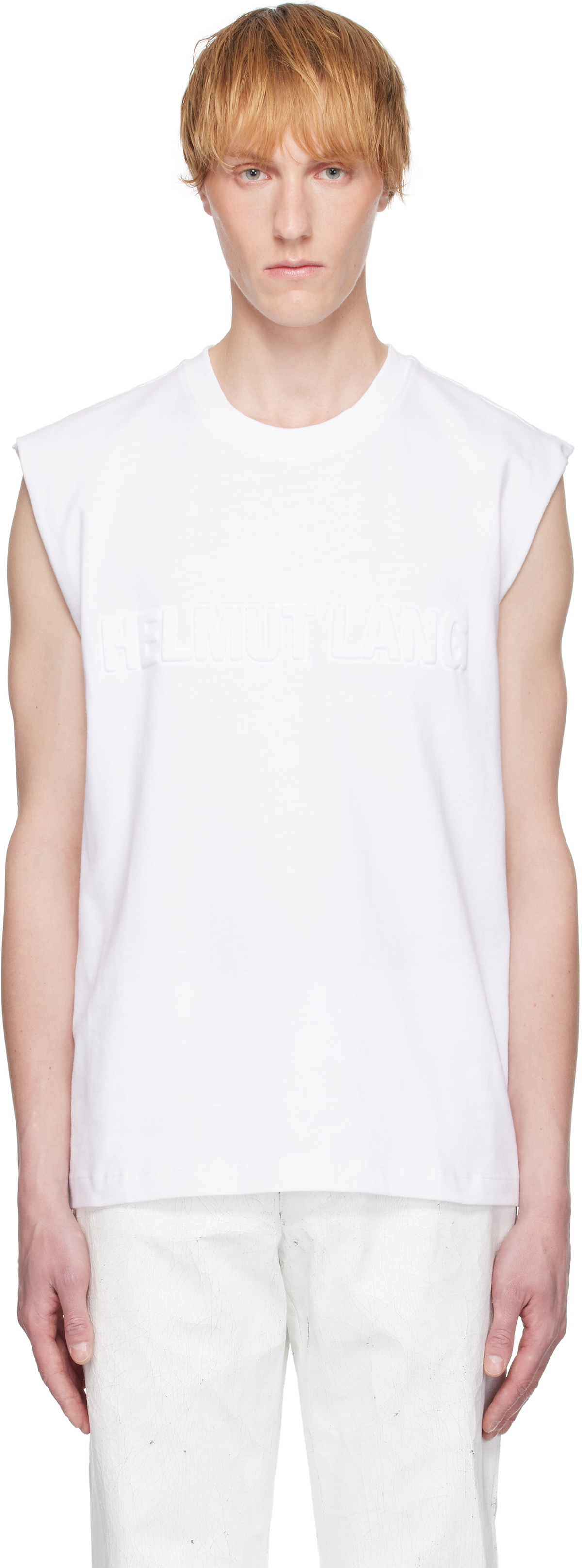 HELMUT LANG 新品未開封品 タンクトップ Lサイズ 白×1 2025年最新】Helmut Lang タンクトップ・ノースリーブトップスの
