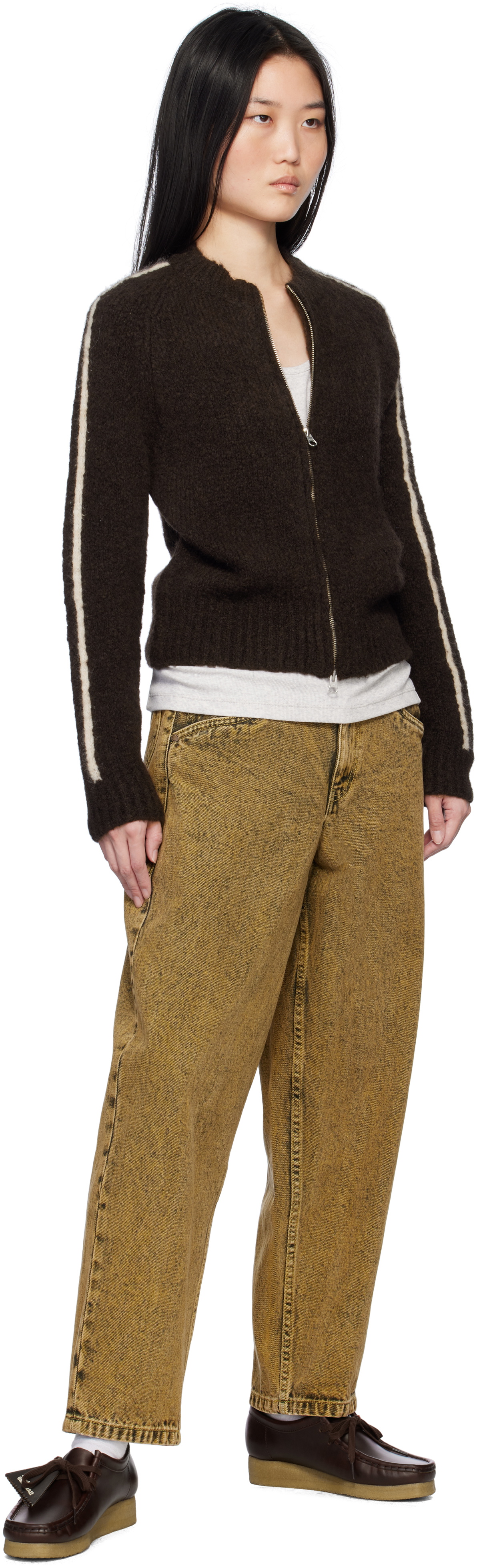 Dime Yellow Classic Baggy Jeans