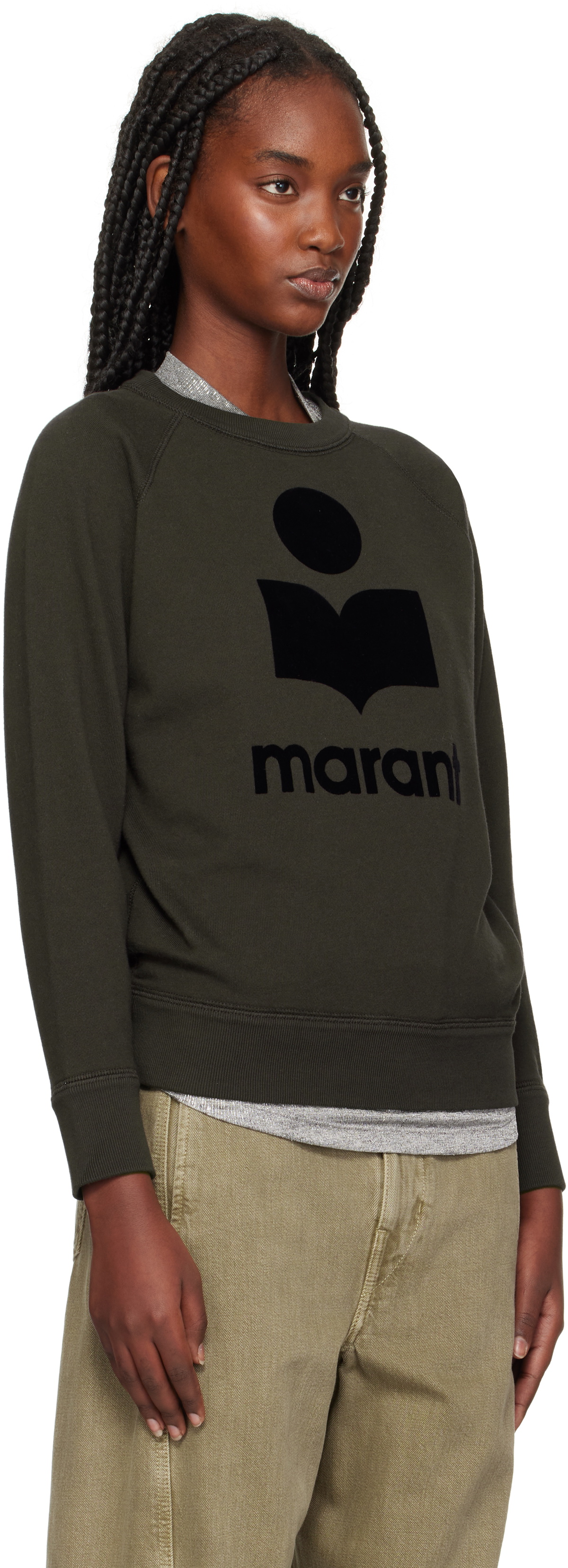 その他 ISABEL MARANT ETOILE Mud cotton blend Millyny sweatshirt Isabel Marant Etoile Millyny Sweatshirt in Lilac & Dark Navy