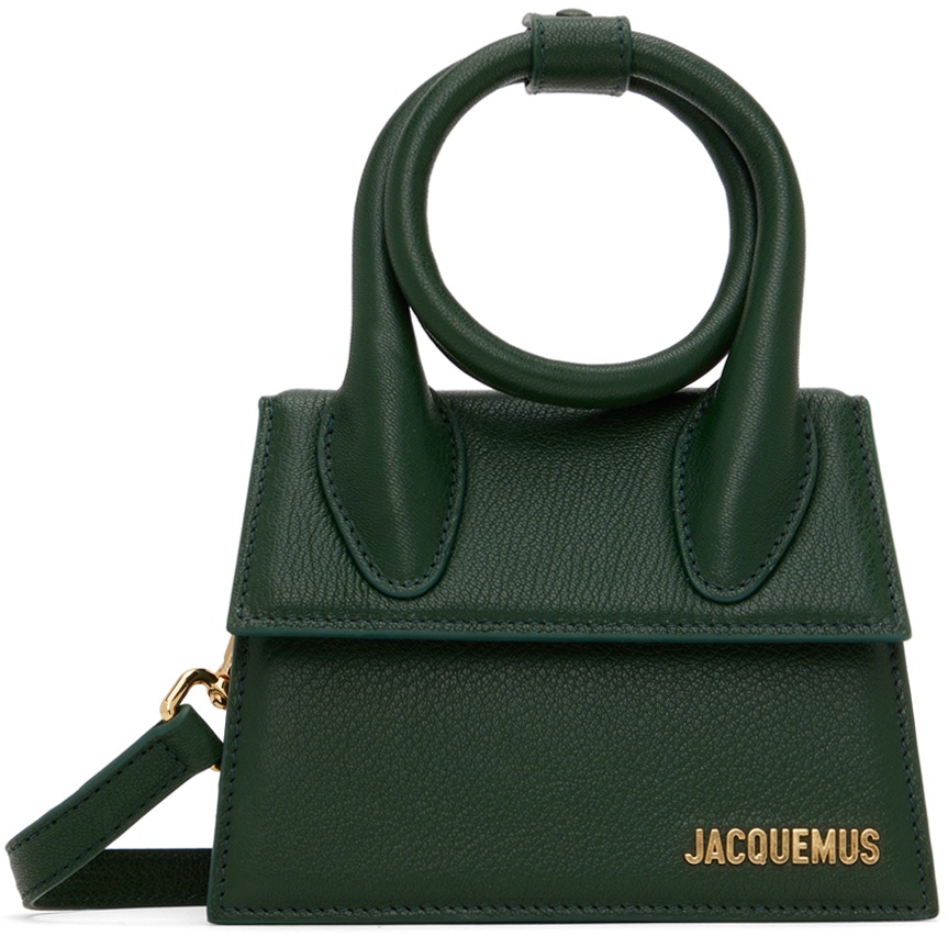 Jacquemus Green 'Le Chiquito Noeud Boucle' Bag Jacquemus