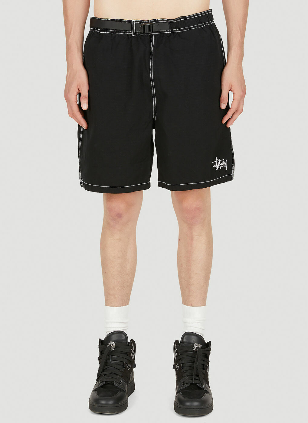 Mountain Shorts in Black Stussy