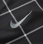 Nike Golf - Essential Checked Dri-FIT Mesh Polo Shirt - Black