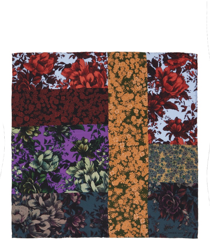 Photo: Dries Van Noten Multicolor Floral Scarf