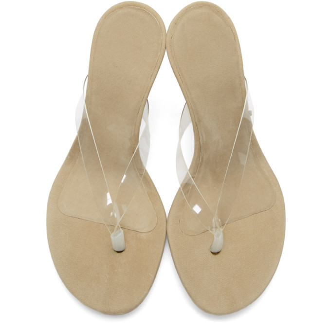 Perspex thong online sandals