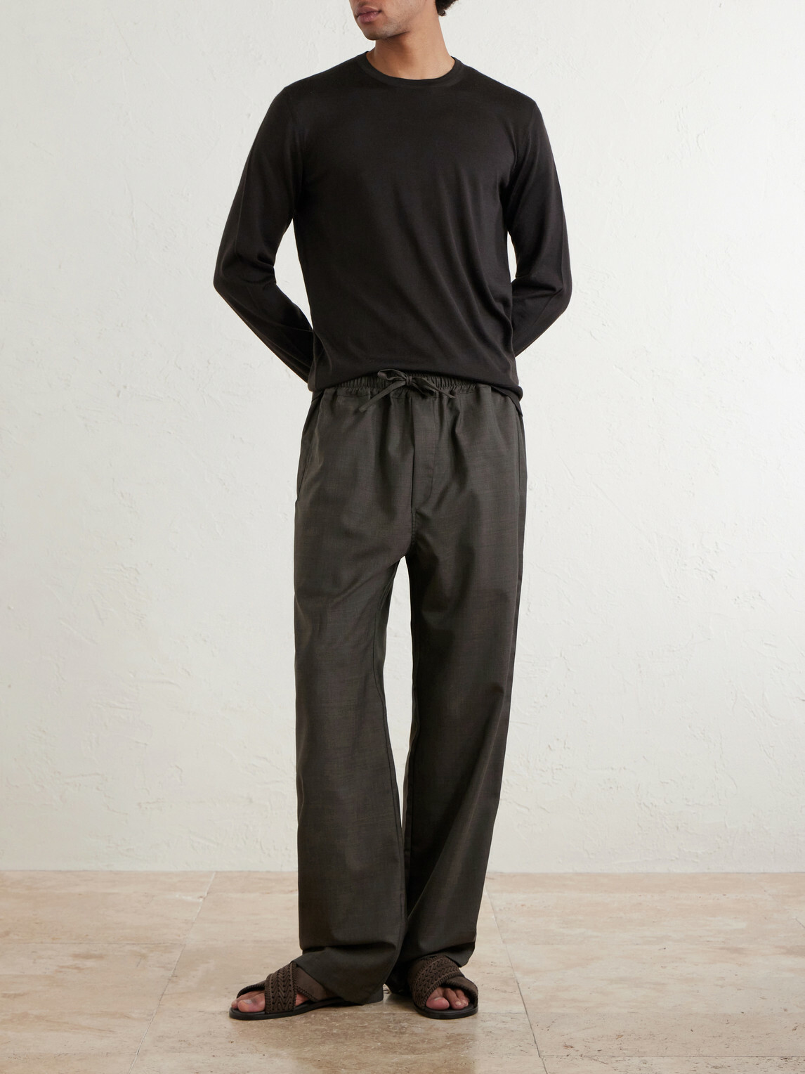 Zegna - Cashmere and Silk-Blend Sweater - Brown