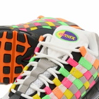 Nike Air Max 95 Woven Bb Sneaker in White/Putple/Charcoal
