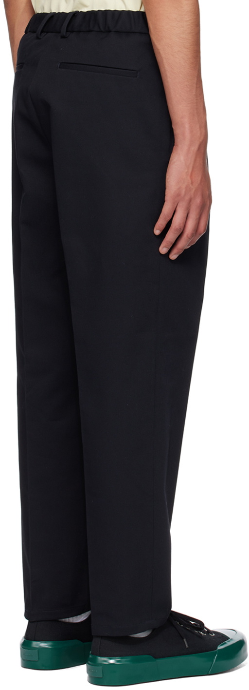 Pantalon Slim Jil Sander En Viscose Extensible - Taille 40 (40 Pouces) - Bleu Marine - Occasion Très Bon état
