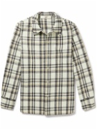 Séfr - Marcel Checked Recycled-Flannel Shirt - Neutrals