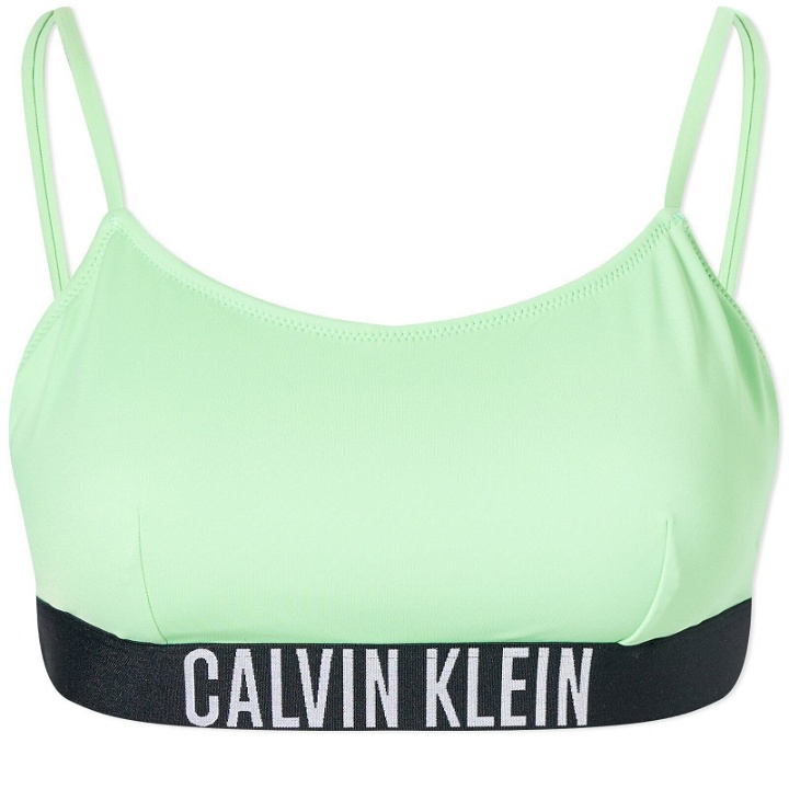 Photo: CK Swim Women's Bikini Bralette Top in Ultra Green
