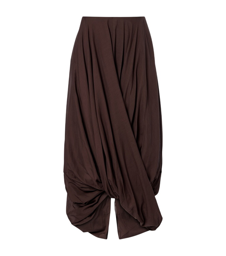 Photo: Toteme Cotton-blend jersey maxi skirt