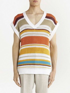 ETRO - Striped Knitted Sleeveless Jumper