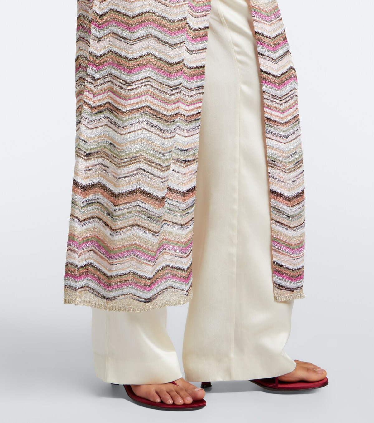 Missoni Zigzag lamé cardigan
