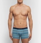 Paul Smith - Three-Pack Stretch-Cotton Boxer Briefs - Men - Navy