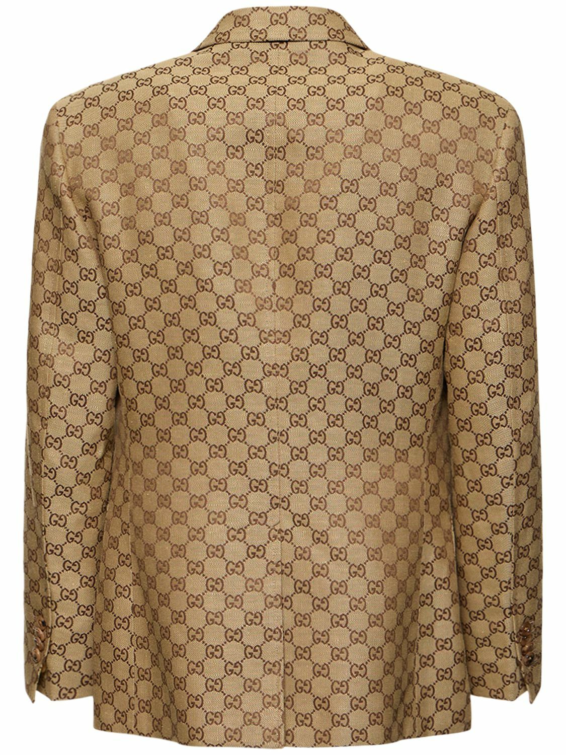 GUCCI - Summer Gg Supreme Linen Blend Jacket