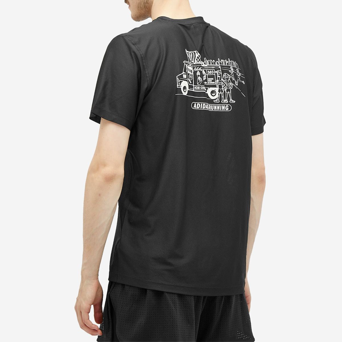 Adidas Men's M Ice Cream T-Shirt in Black adidas