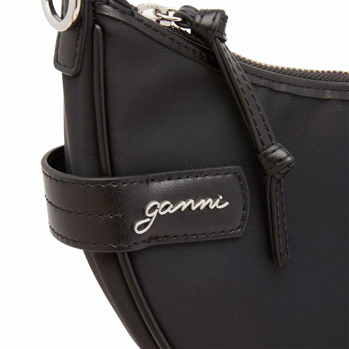 GANNI Women's Bucky Bag Small Crossbody Bag in Black 