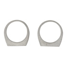 Maison Margiela Silver Dual Stackable Rings