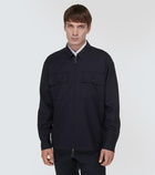 Burberry Parnel embroidered wool shirt