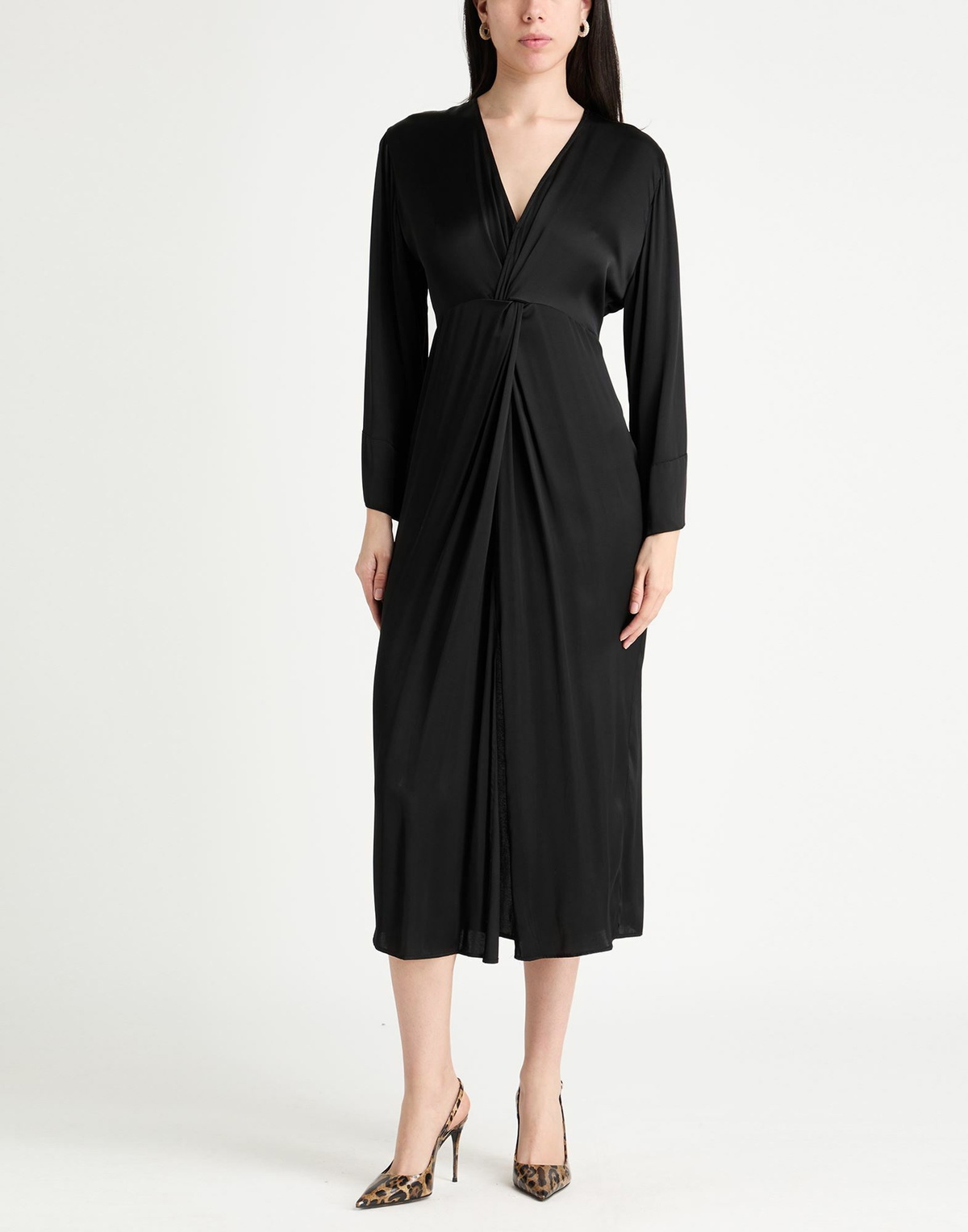 Jucca Womens Midi dress in Black