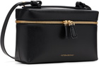 Victoria Beckham Black Leather Vanity Crossbody Bag