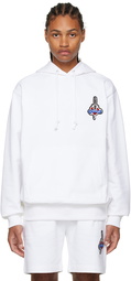 Helmut Lang White Societas Hoodie