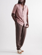 NANUSHKA - Venci Camp-Collar Lyocell-Blend Shirt - Pink