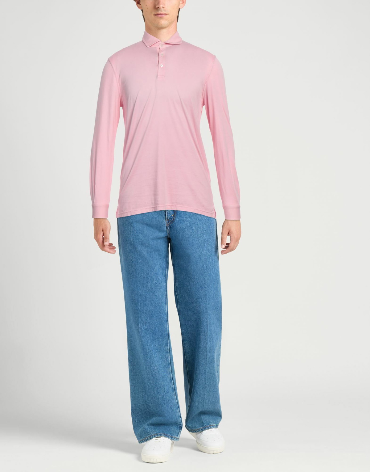 Fedeli Mens Polo shirt in Pink