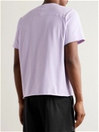Satisfy - Logo-Print Softcell™ Cordura® Jersey T-Shirt - Purple