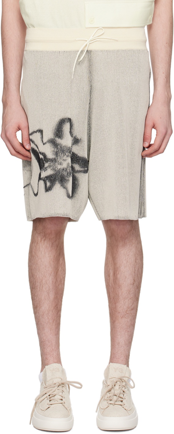 Photo: Y-3 Off-White Graphic Shorts