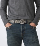 Gucci GG canvas reversible belt