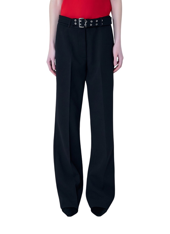 Photo: GANNI Bonded Crepe Belted Pants