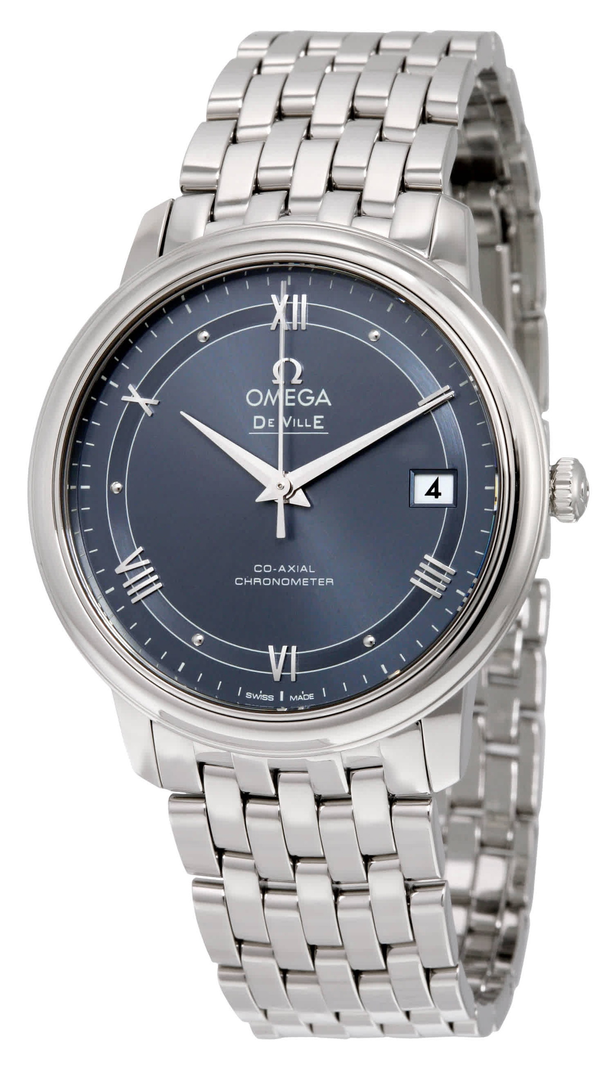Omega De Ville Prestige Automatic Blue Dial Unisex Watch 424.10.37.20.03.002