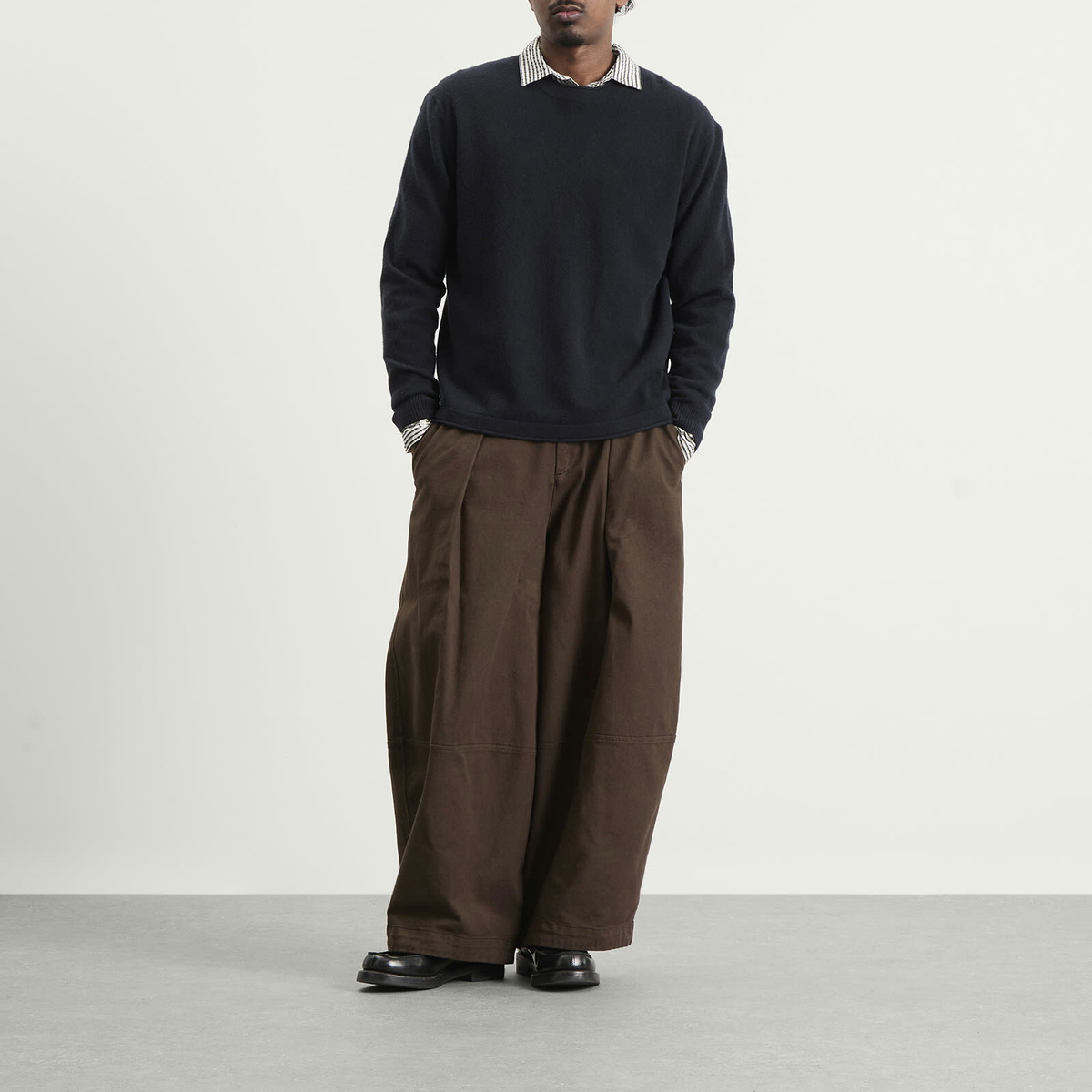 YMC Men's Deadbeat Trouser in Brown