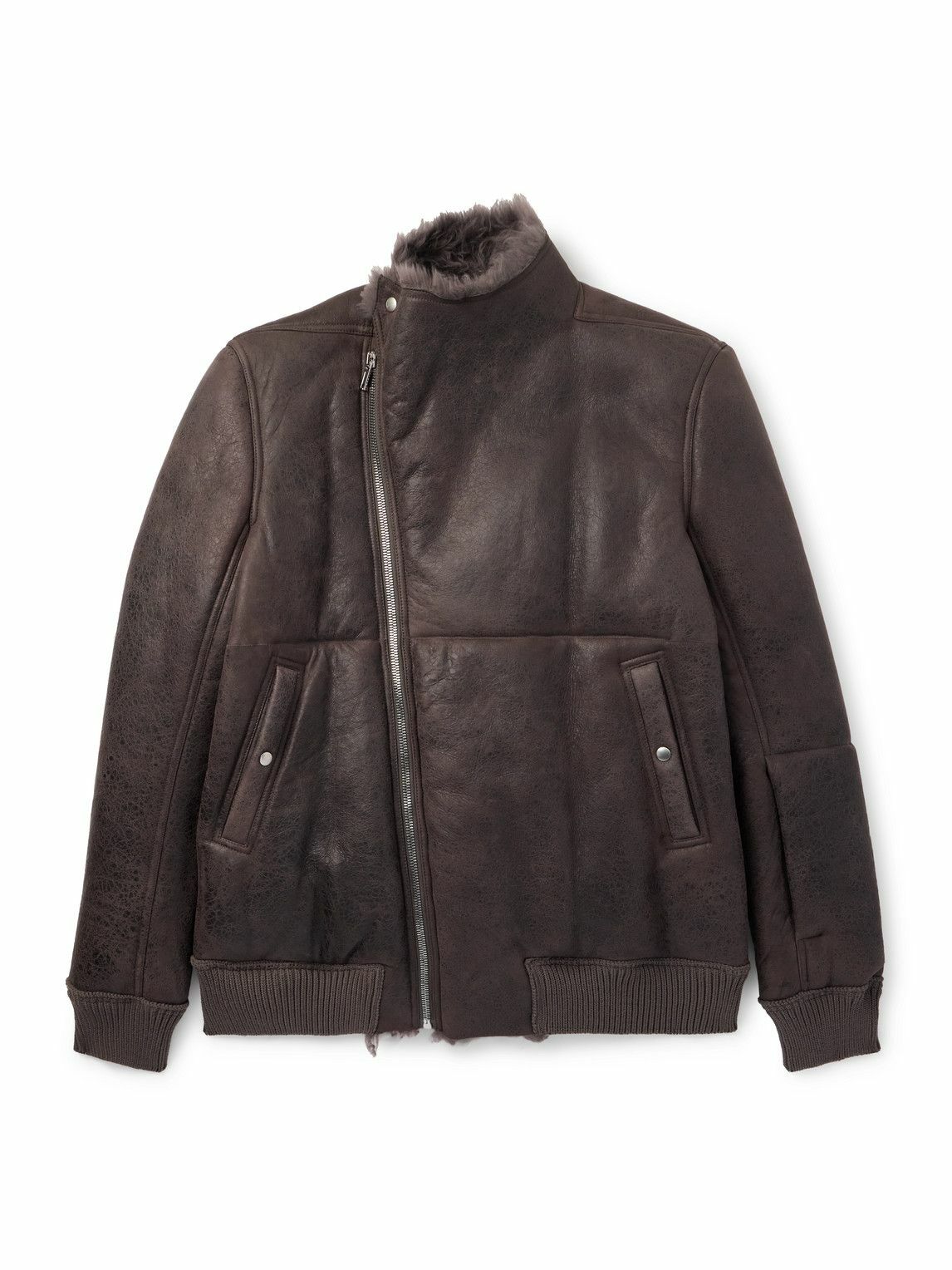 Rick Owens Black Leather Bauhaus Jacket Rick Owens