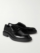 Tod's - Glossed-Leather Derby Shoes - Black