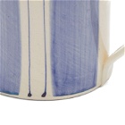 The Conran Shop Vertical Stripe Mug in Blue/White 