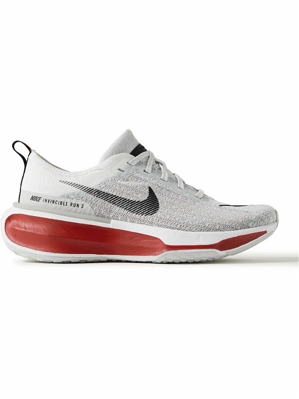 Photo: Nike Running - ZoomX Invincible 3 Flyknit Running Sneakers - Gray