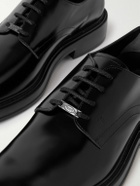 Tod's - Glossed-Leather Derby Shoes - Black