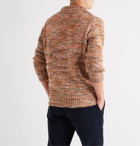 Altea - Mélange Knitted Sweater - Orange