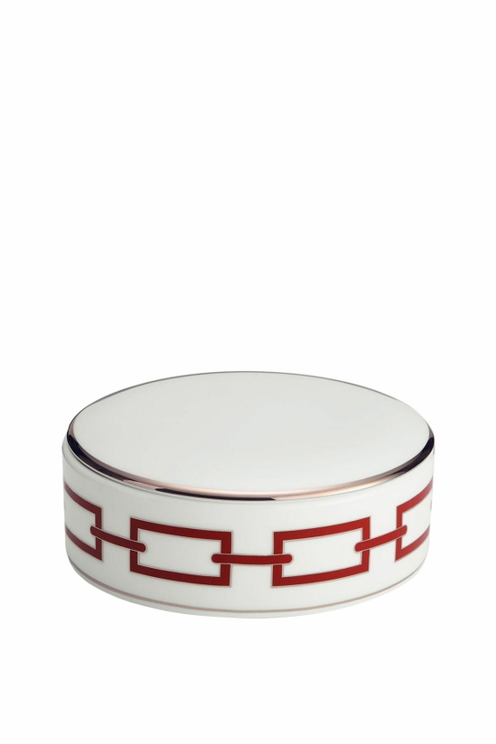 Photo: GINORI 1735 catene round box with cover White