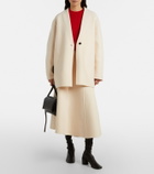 Moncler Genius x Jil Sander virgin wool midi skirt