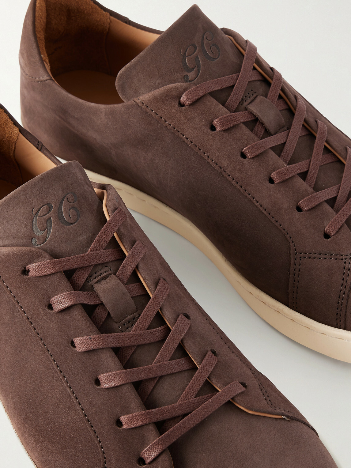 George Cleverley - Jack III Leather Sneakers - Brown