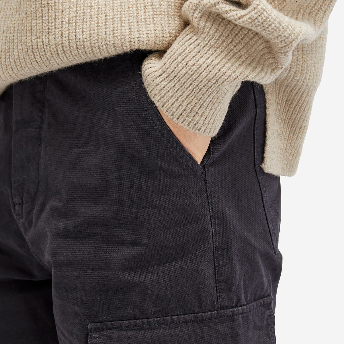 Armor-Lux Men's Cargo Trousers in Rich Navy