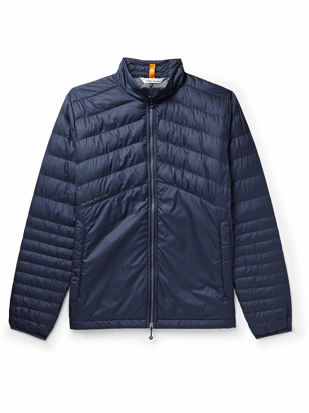 Photo: Peter Millar - All Course Quilted Shell Jacket - Blue