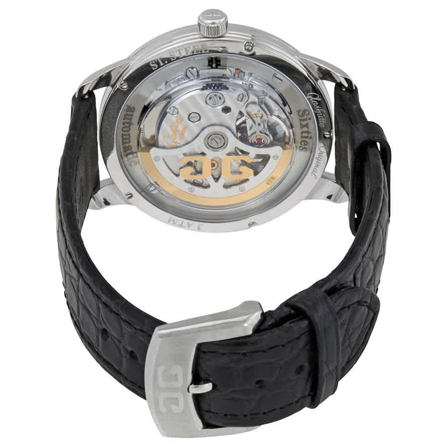 Glashutte Sixties Automatic Silver Dial Mens Watch 1-39-52-01-02-04