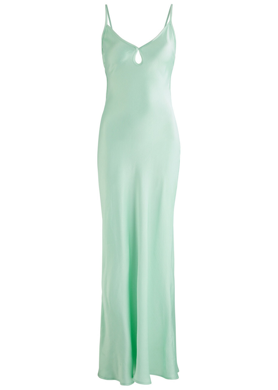 Bec & Bridge Cedar City Satin Maxi Dress Mint BEC + BRIDGE