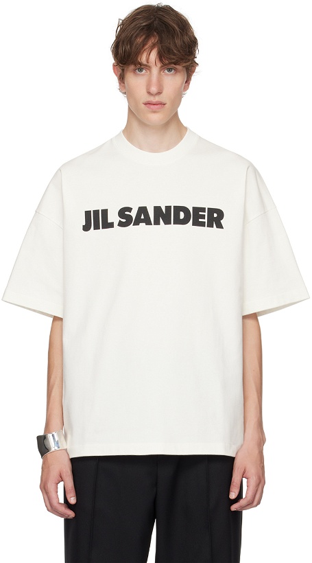 Photo: Jil Sander White Printed T-Shirt