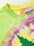 Gallery Dept. - Distressed Tie-Dyed Printed Cotton-Jersey T-Shirt - Multi